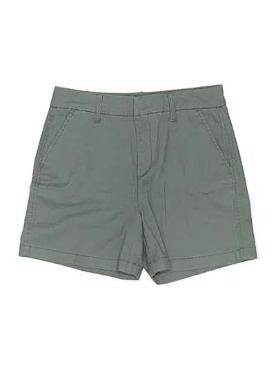 Pre-owned Gloria Vanderbilt Khaki Shorts In Green