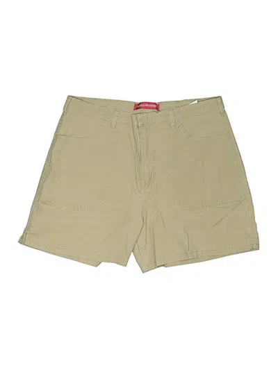 Pre-owned Gloria Vanderbilt Khaki Shorts In Tan