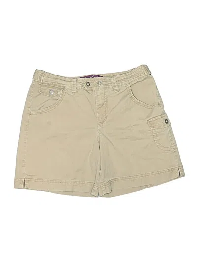 Pre-owned Gloria Vanderbilt Khaki Shorts In Tan