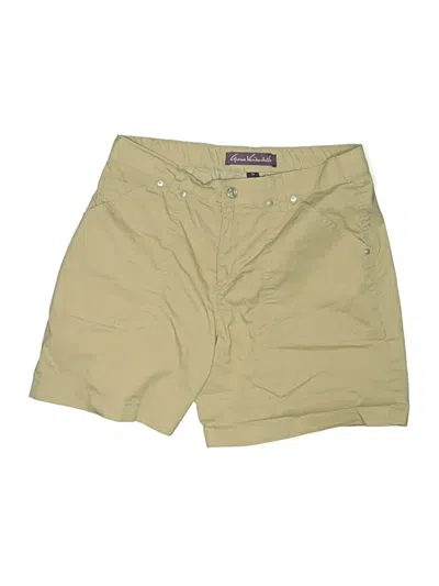 Pre-owned Gloria Vanderbilt Khaki Shorts In Tan