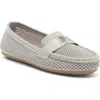 Gloria Vanderbilt Knit Penny Loafer In Grey