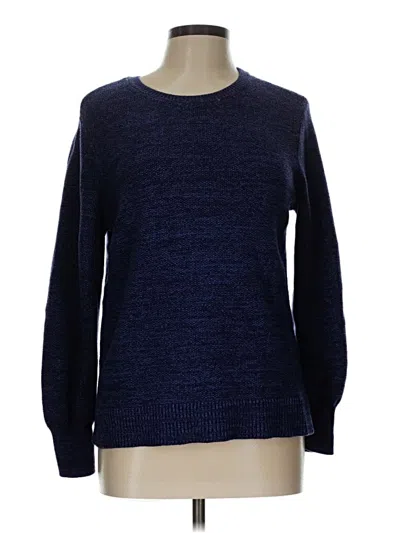 Pre-owned Gloria Vanderbilt Long Sleeve T-shirt In Blue