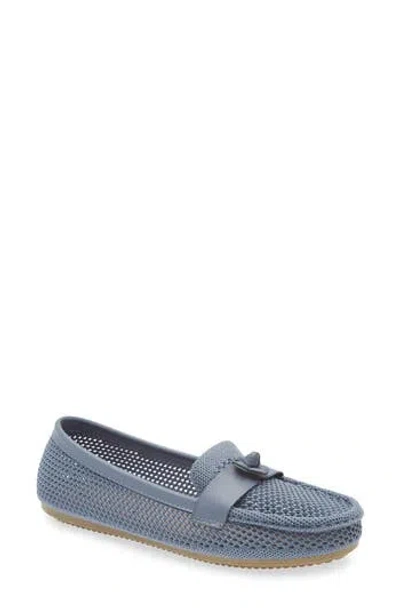 Gloria Vanderbilt Penelope Floral Knit Loafer In Blue