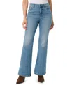 Gloria Vanderbilt Petite Amanda Essential Flared High-rise Jeans In Blue
