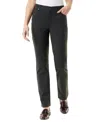 Gloria Vanderbilt Petite Amanda High-rise Straight Plaid Pants In Marilyn Plaid
