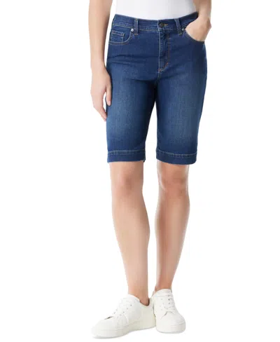 Gloria Vanderbilt Petite Amanda Side-slit Bermuda Shorts