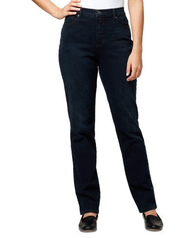 Gloria Vanderbilt Petite New Amanda Straight Jeans In Alton