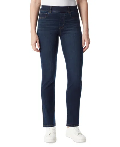Gloria Vanderbilt Petite Shape Effect Straight Tummy-control Jeans In Kansas Wit