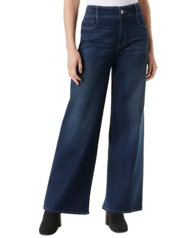 Gloria Vanderbilt Petite Shape Effect Wide-leg Tummy-control Jeans In Mirabel W.