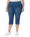 Gloria Vanderbilt Plus Size Amanda Capri Jeans In Frisco