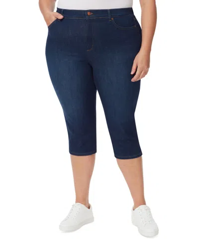 Gloria Vanderbilt Plus Size Amanda Capri Jeans In Madison