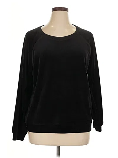 Pre-owned Gloria Vanderbilt Pullover Sweater In Black