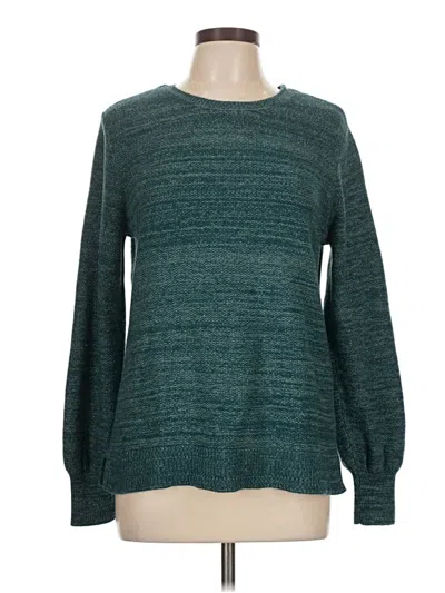 Pre-owned Gloria Vanderbilt Pullover Sweater In Blue