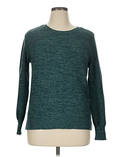 Pre-owned Gloria Vanderbilt Pullover Sweater In Blue