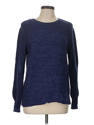 Pre-owned Gloria Vanderbilt Pullover Sweater In Blue