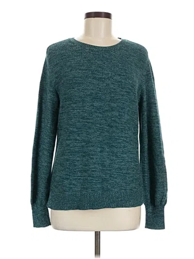 Pre-owned Gloria Vanderbilt Pullover Sweater In Teal