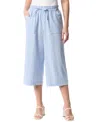 Gloria Vanderbilt Rainey Pull-on Wide-leg Cropped Pants In Dreamy Blue