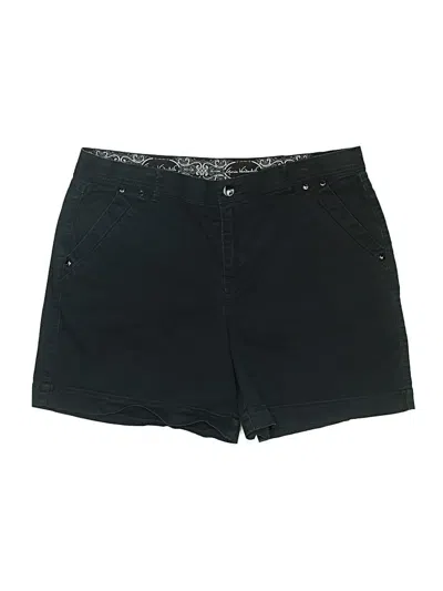 Pre-owned Gloria Vanderbilt Shorts In Black