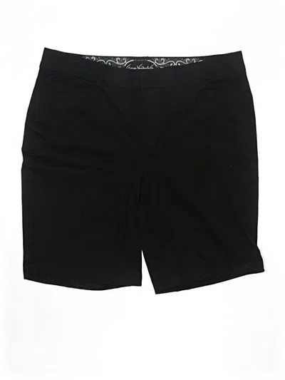 Pre-owned Gloria Vanderbilt Shorts In Black