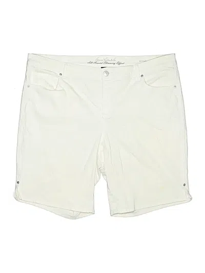 Pre-owned Gloria Vanderbilt Shorts In Ivory