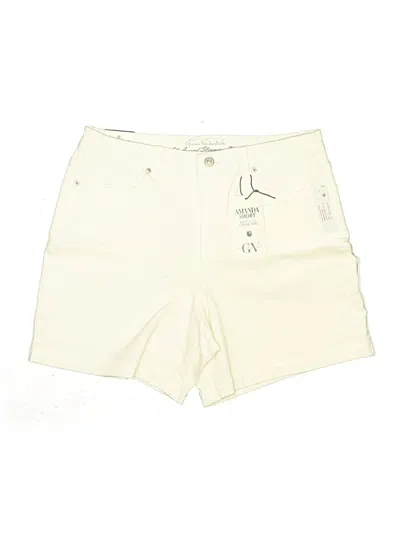 Pre-owned Gloria Vanderbilt Shorts In Ivory