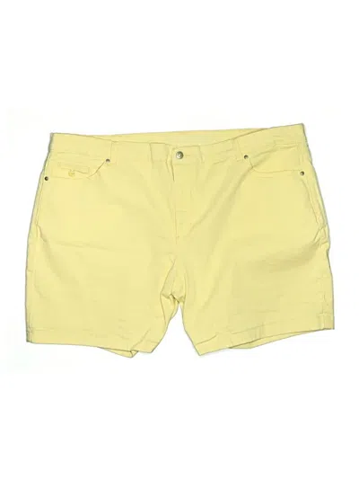 Pre-owned Gloria Vanderbilt Shorts In Yellow