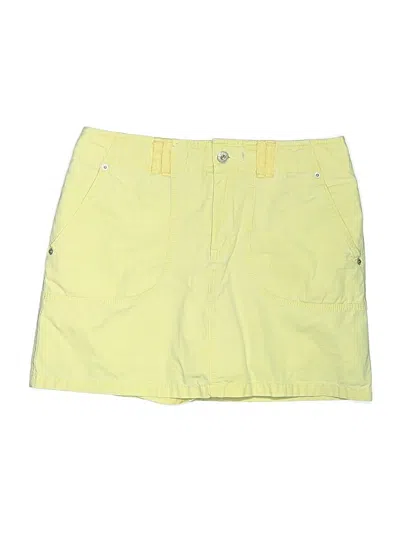 Pre-owned Gloria Vanderbilt Skort In Yellow