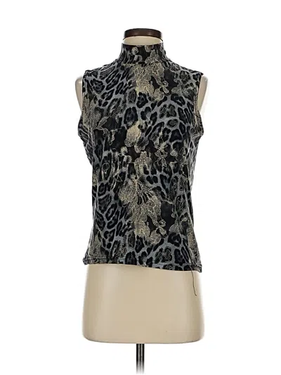 Gloria Vanderbilt Sleeveless Blouse In Black
