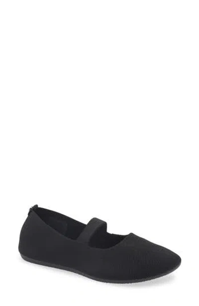 Gloria Vanderbilt Solana Knit Mary Jane Flat In Black