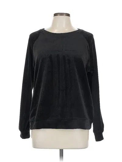 Pre-owned Gloria Vanderbilt Sweatshirt In Black