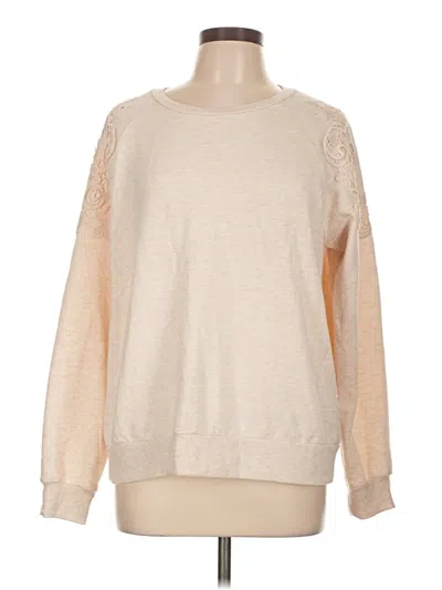 Pre-owned Gloria Vanderbilt Sweatshirt In Brown