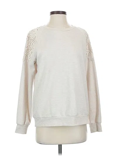 Pre-owned Gloria Vanderbilt Sweatshirt In Silver