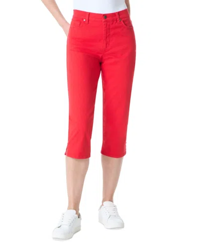 Gloria Vanderbilt Women's Amanda Capri Slit Jeans