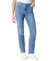 Gloria Vanderbilt Women's Amanda Classic Straight Jeans, In Regular, Short & Long In Blue