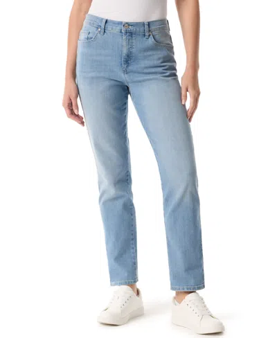 Gloria Vanderbilt Women's Amanda Classic Straight Jeans, In Regular, Short & Long In Blue