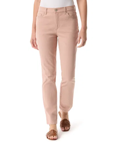 Gloria Vanderbilt Women's Amanda Classic Straight Jeans, In Regular, Short & Long In Pink