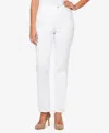 Gloria Vanderbilt Womens Denim High-waist Bootcut Jeans In Vintage White