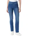 Gloria Vanderbilt Womens Stretch Denim Straight Leg Jeans In Felton