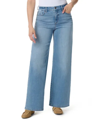 Gloria Vanderbilt Women's Amanda High-rise Wide-leg Jeans In Brunswick