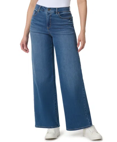 Gloria Vanderbilt Women's Amanda High-rise Wide-leg Jeans In Greenway