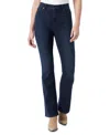 Gloria Vanderbilt Womens Pocket Denim Bootcut Pants In Parker With Whiskers