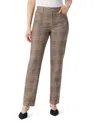 Gloria Vanderbilt Women's Amanda Ponte High-rise Pants In Brown