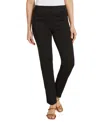 Gloria Vanderbilt Women's Amanda Pull-on Pants In Black