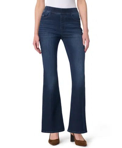 Gloria Vanderbilt Women's Amanda Pull-on Flare High-rise Jeans In Blue