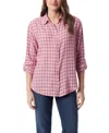 Gloria Vanderbilt Women's Amanda Button-front Shirt In Pink