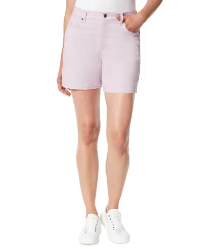 Gloria Vanderbilt Women's Amanda Shorts In Lavender In White