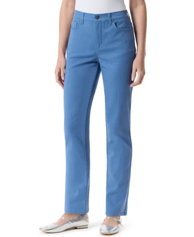 Gloria Vanderbilt Women's Amanda Straight Jeans In Blue