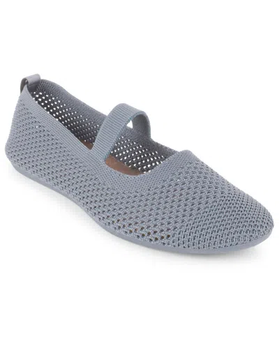 Gloria Vanderbilt Women's Amelie Mary-jane Slip-on Flats In Blue