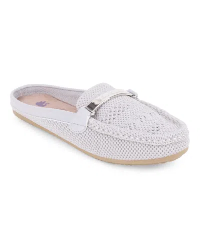 Gloria Vanderbilt Women's Annalise Slip-on Mule Flats In Gray