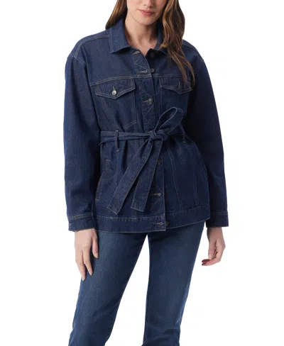 Gloria Vanderbilt Women's Belted Jacket In Blue